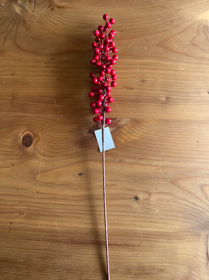 Christmas Red Berries Branches