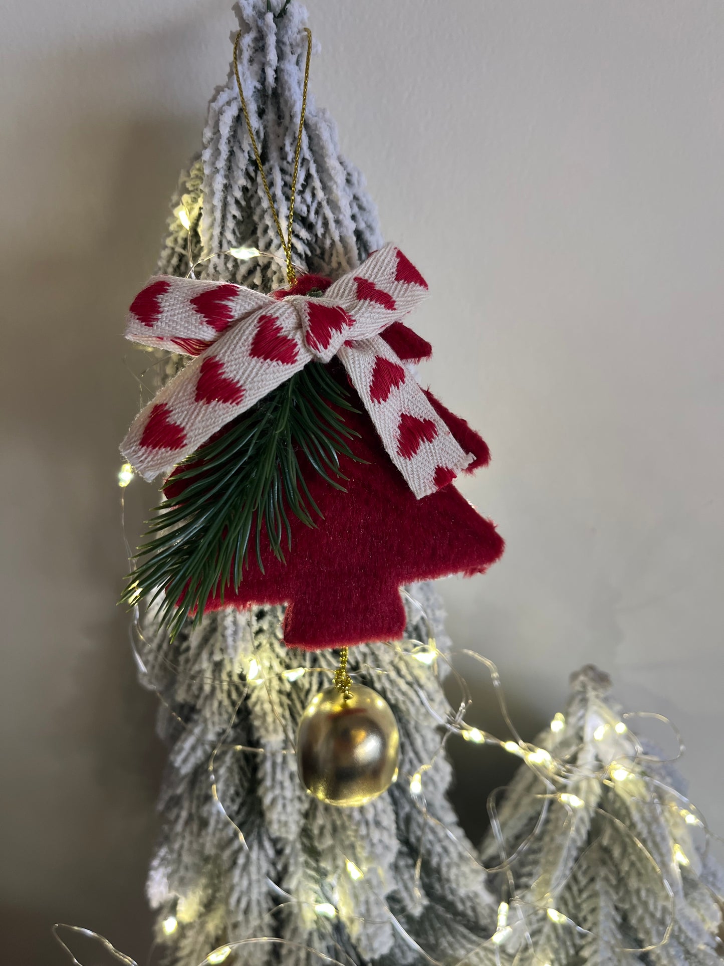 Christmas Velvet Burgundy Ornaments