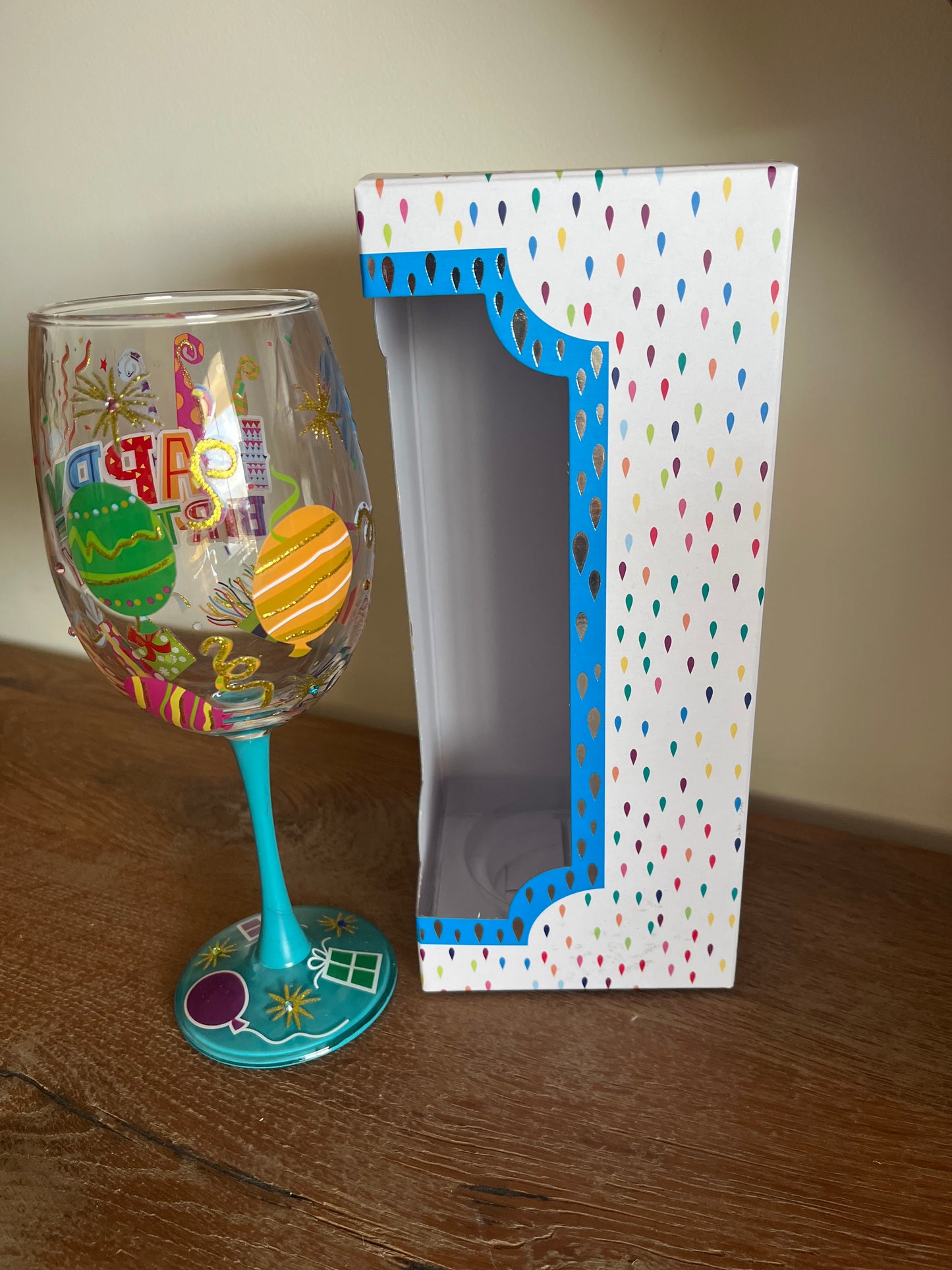 Birthday Wine Glass