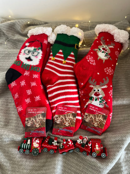 Christmas Slippers Socks