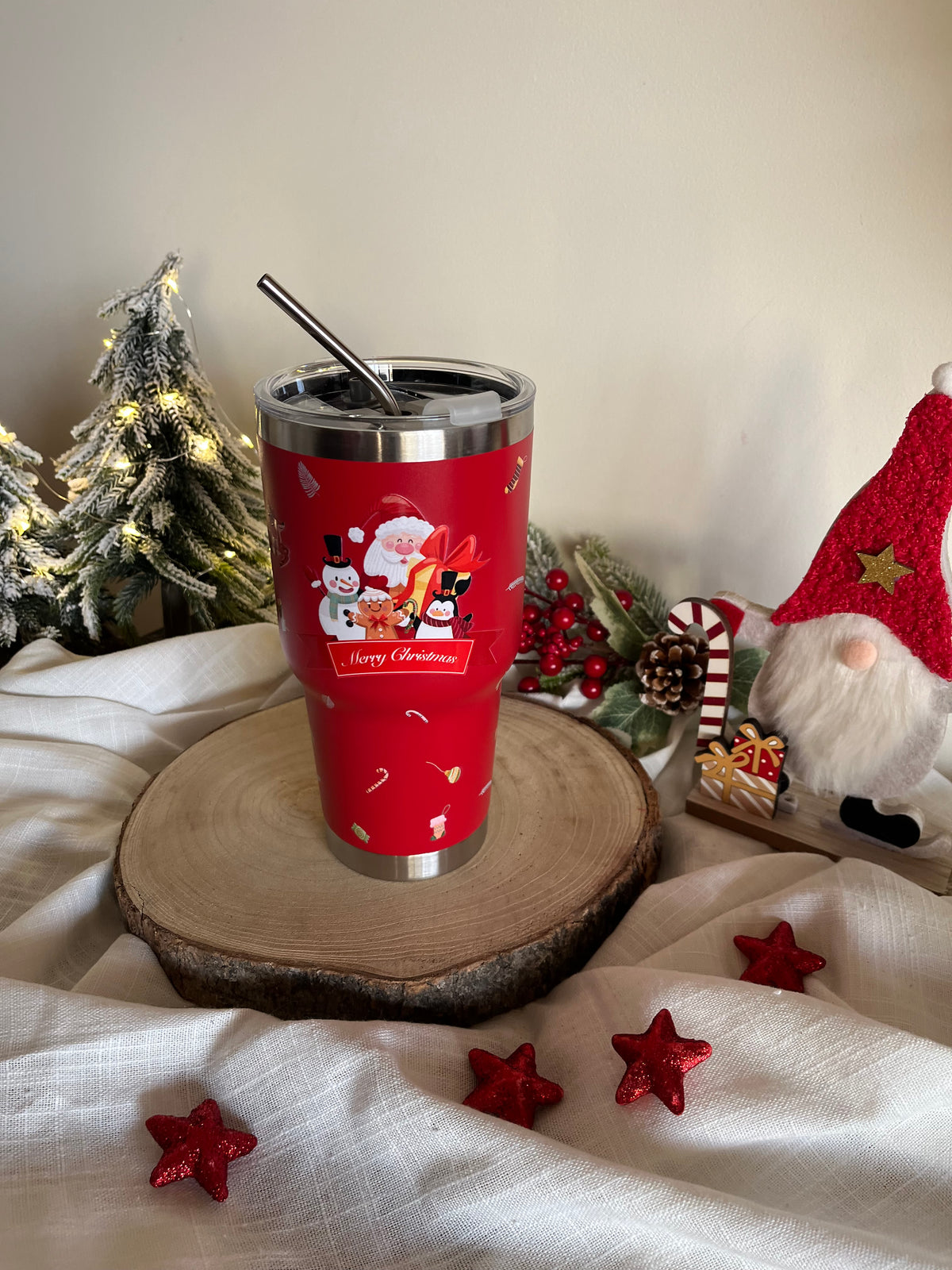 Christmas Large Stainless Cup