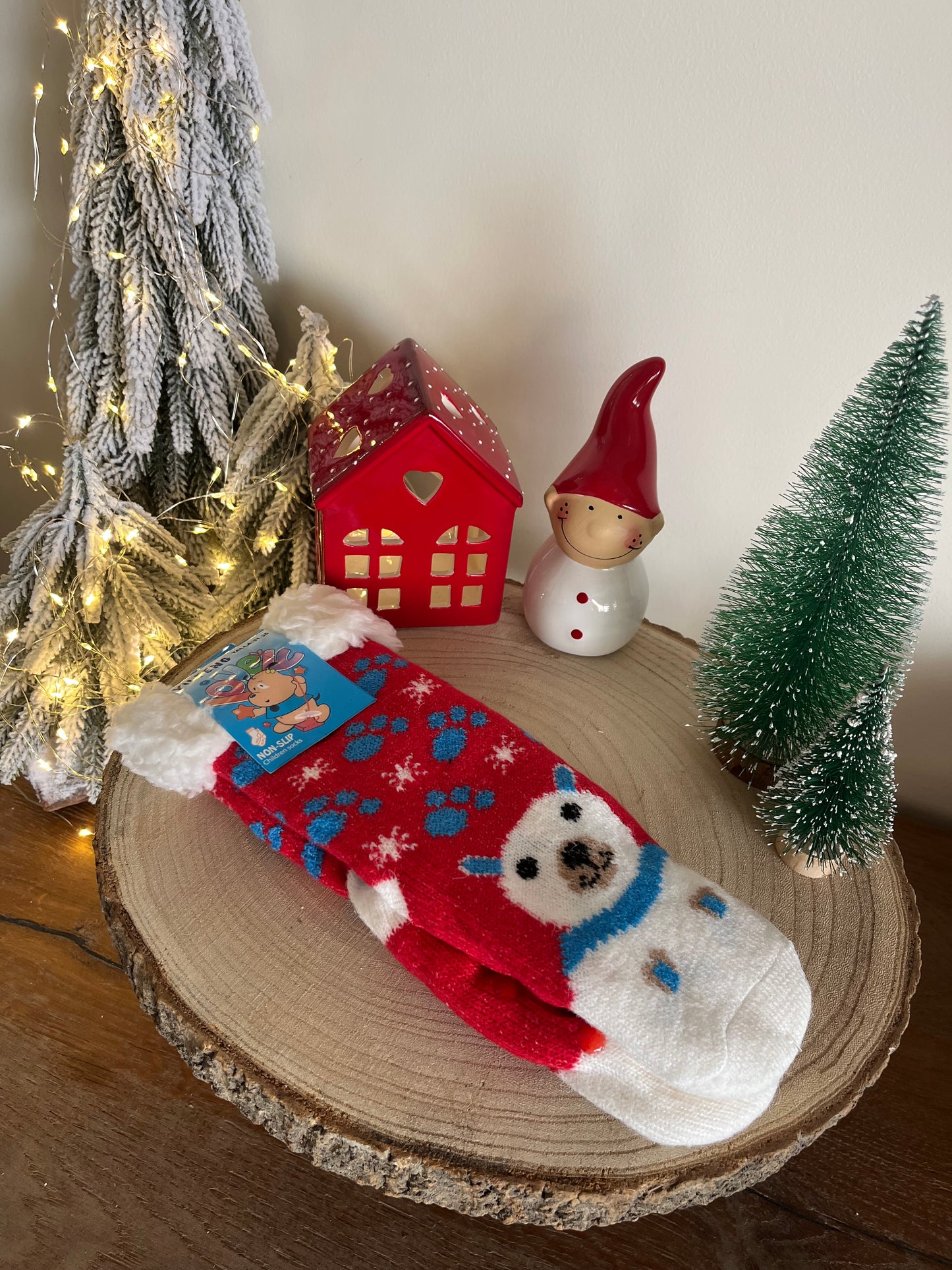 Christmas Kids Slippers Socks