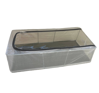 Waterproof Fabric Storage Box with zipper & cover 60x30x15cm