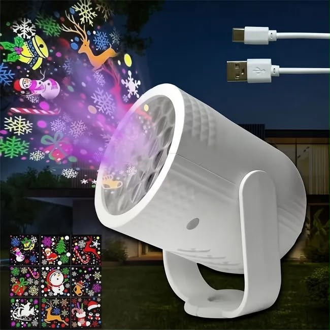 Christmas Theme Mini Projector
