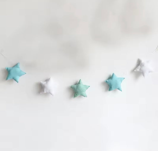 Fabric Stars Garland