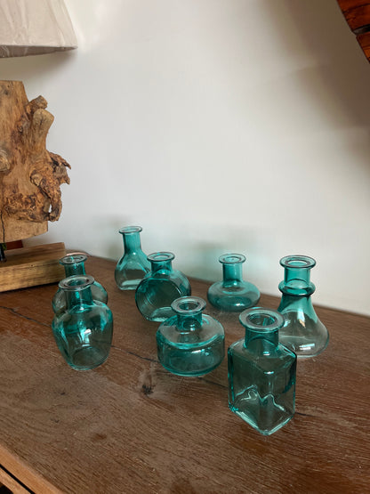 Mini vases set of 8