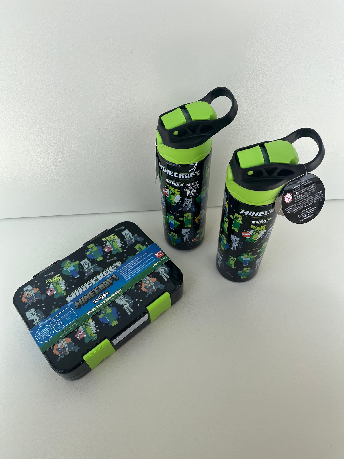 Smiggle Minecraft Lunchbox & Bottle