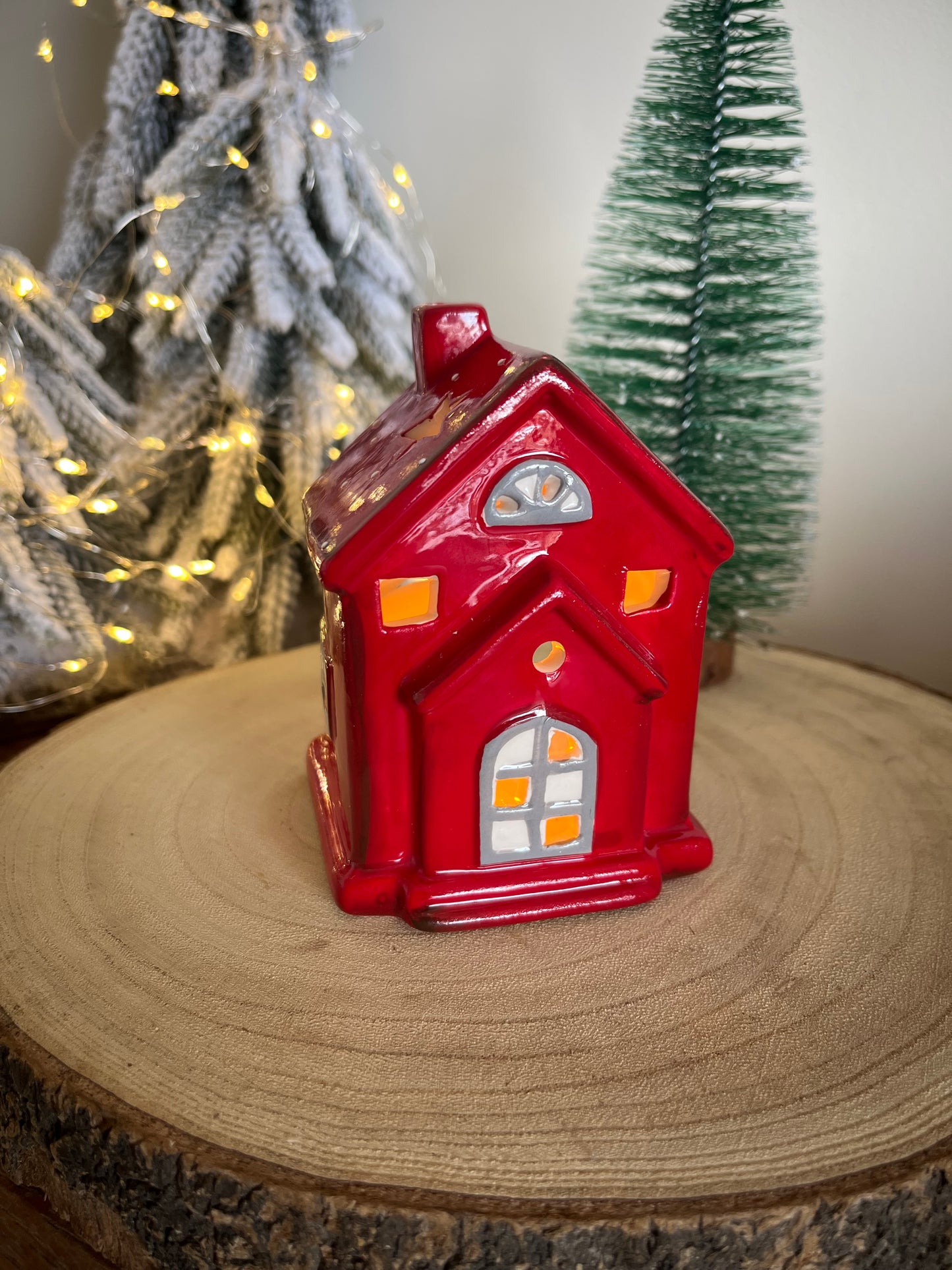 Christmas Red Small Houses