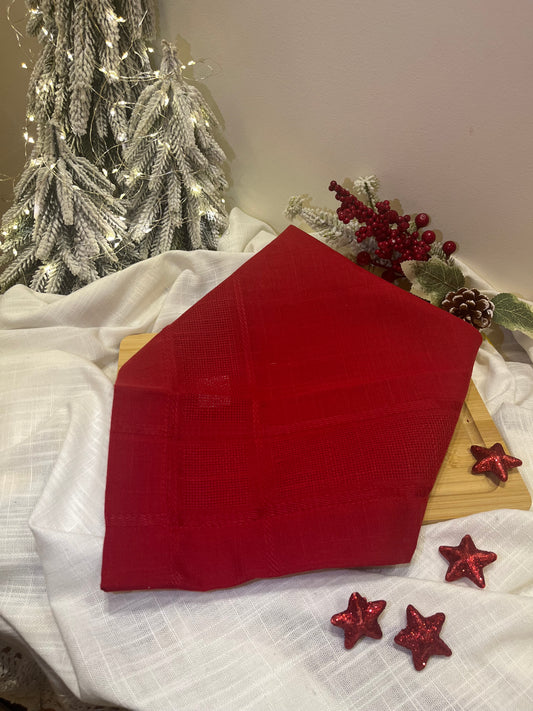 Fabric Red Napkin 45x45cm