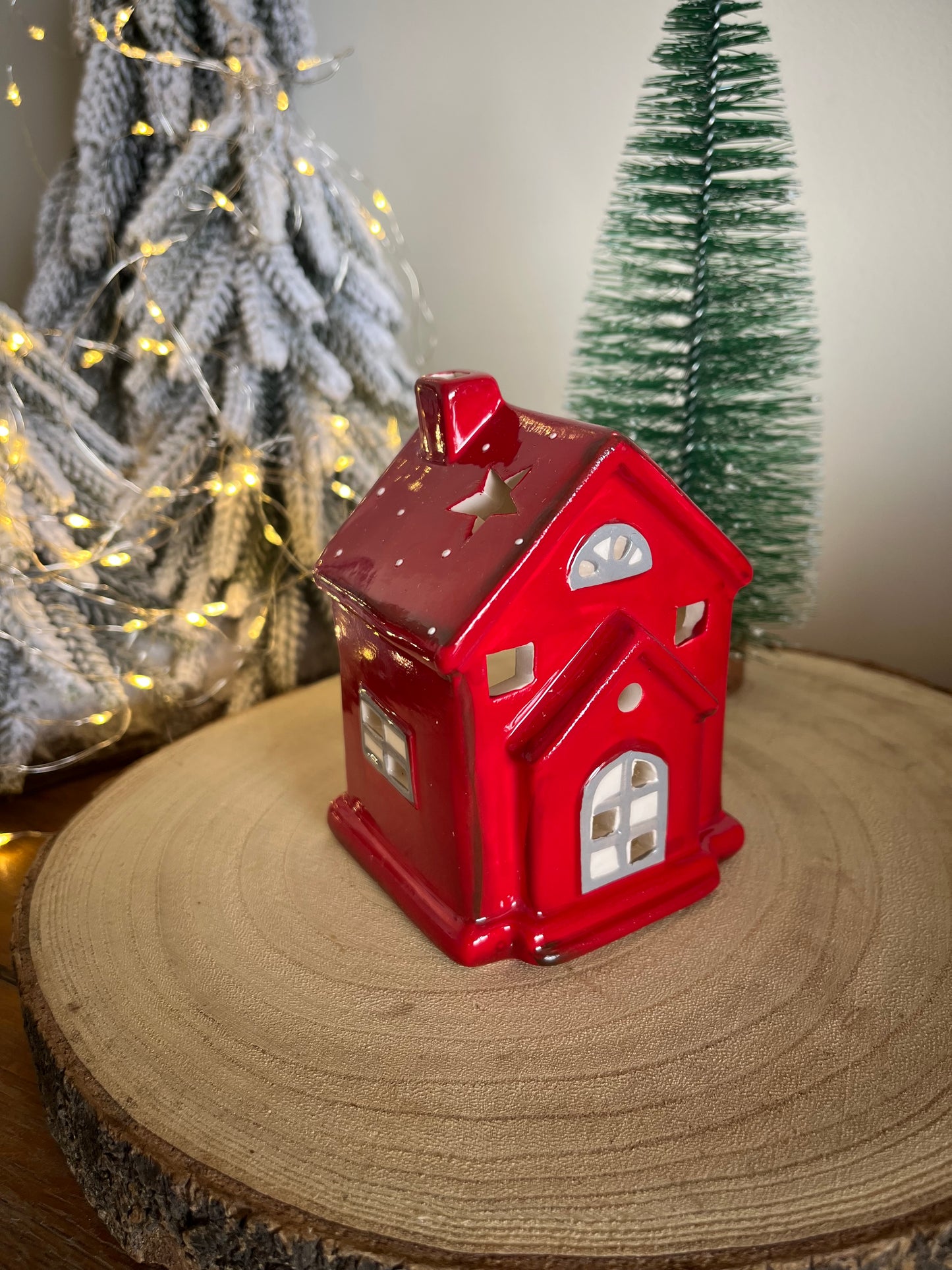 Christmas Red Small Houses