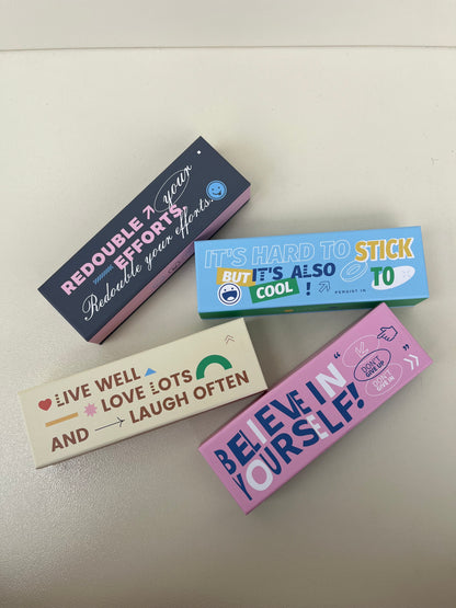 Pencil Case with a message & planner