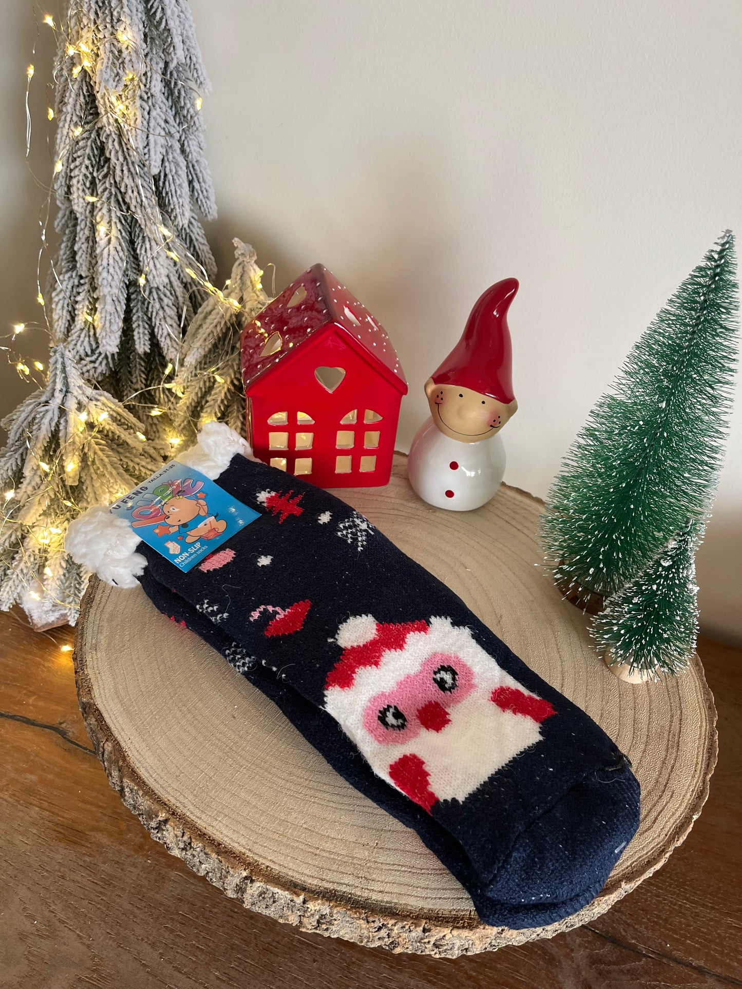 Christmas Kids Slippers Socks