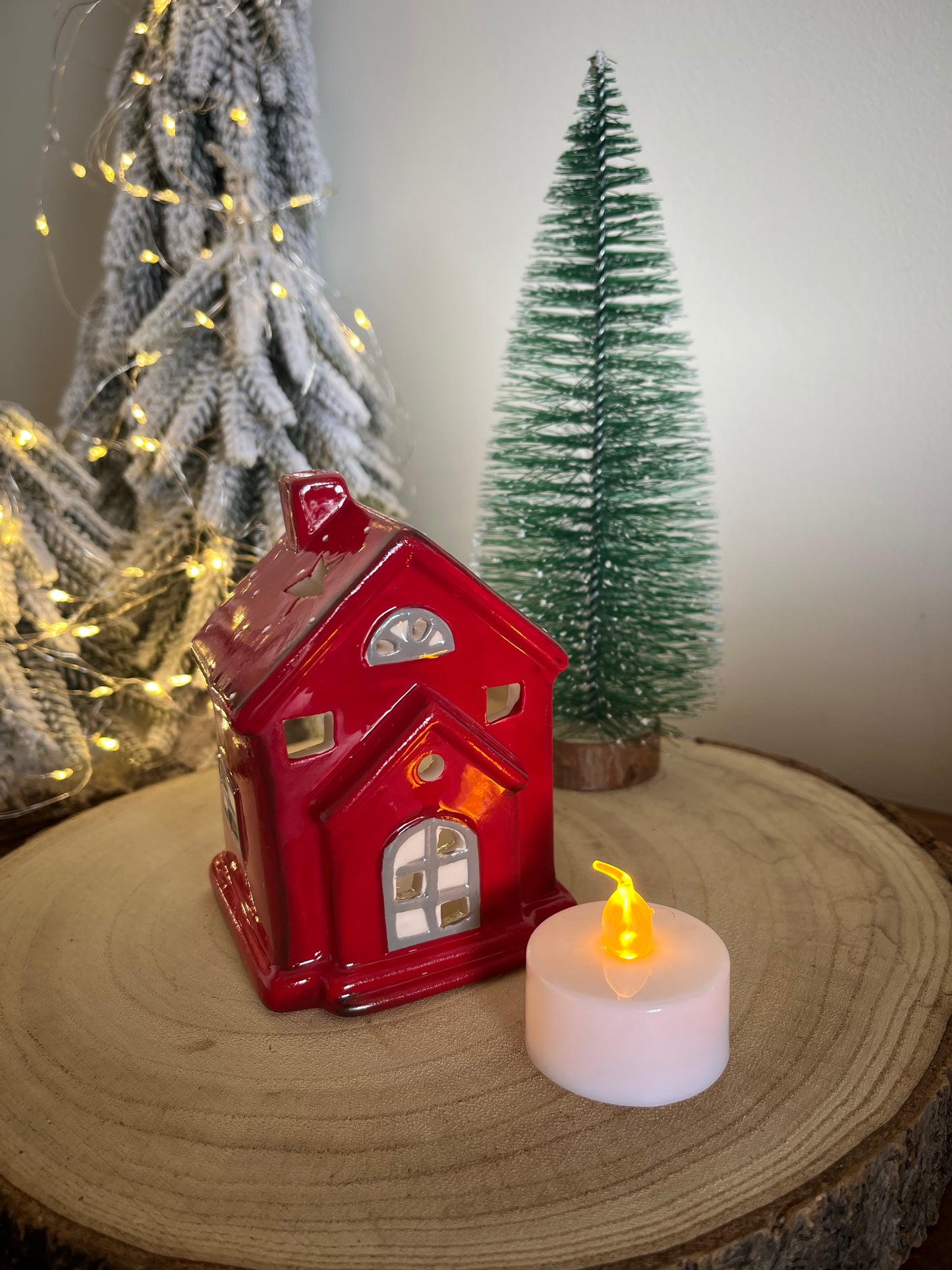 Christmas Red Small Houses