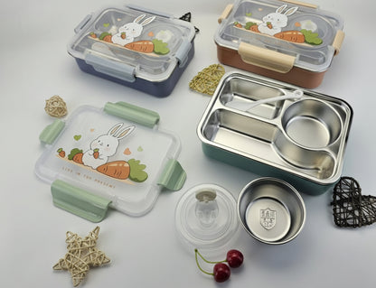 Kids Rabbit Stainless Lunchbox