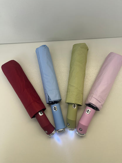 Adults Pocket Automatic Umbrella with Light