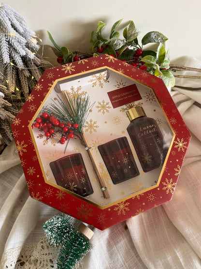 Christmas Diffuser & Scented Candles Set