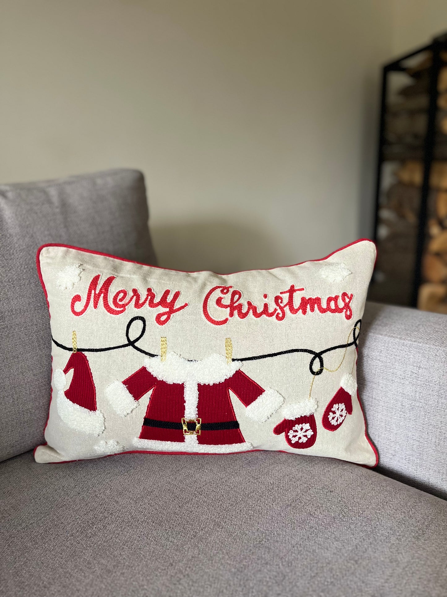 Christmas Santa Clothes Cushion Cover 30x50cm