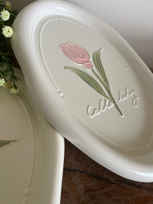 Tulip Oval Plate