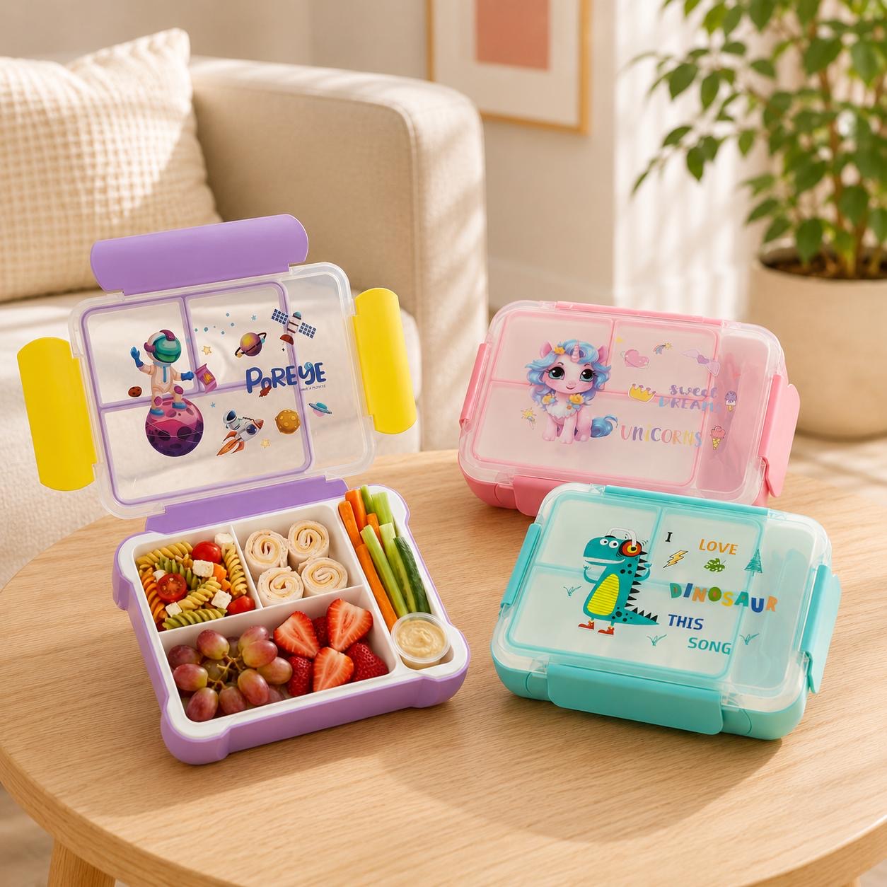 Kids Bento Plastic Lunchbox