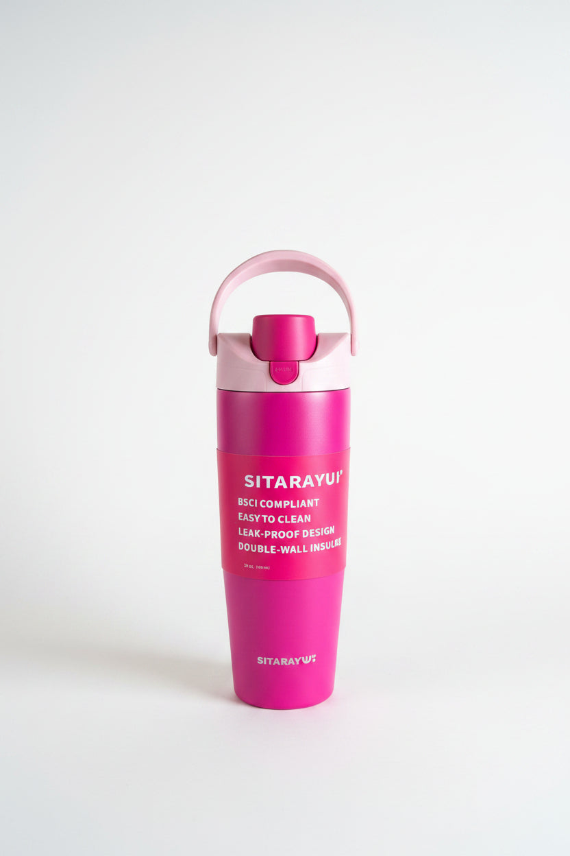 Sitarayuri Insulated Straw Bottle 900ml