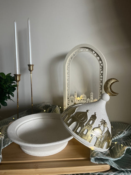 Ramadan Large Covered Resin Plate