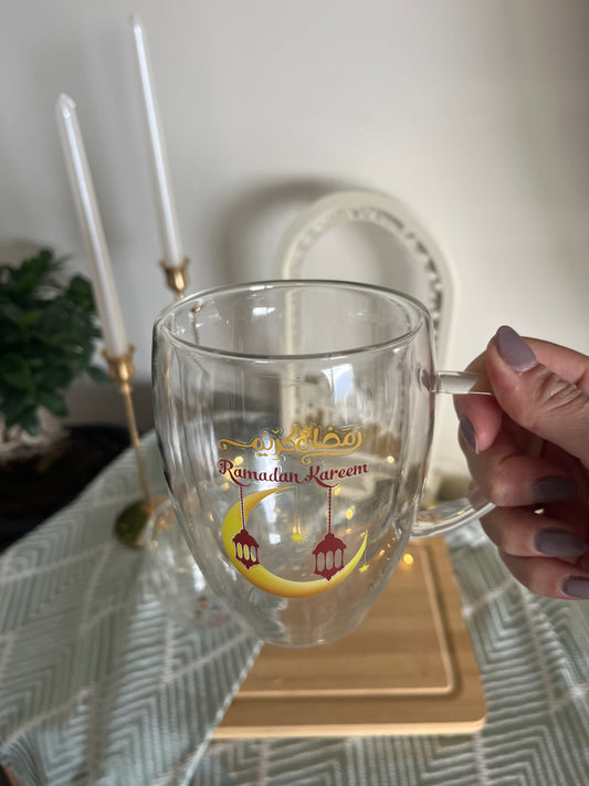 Ramadan Double Glass Mug