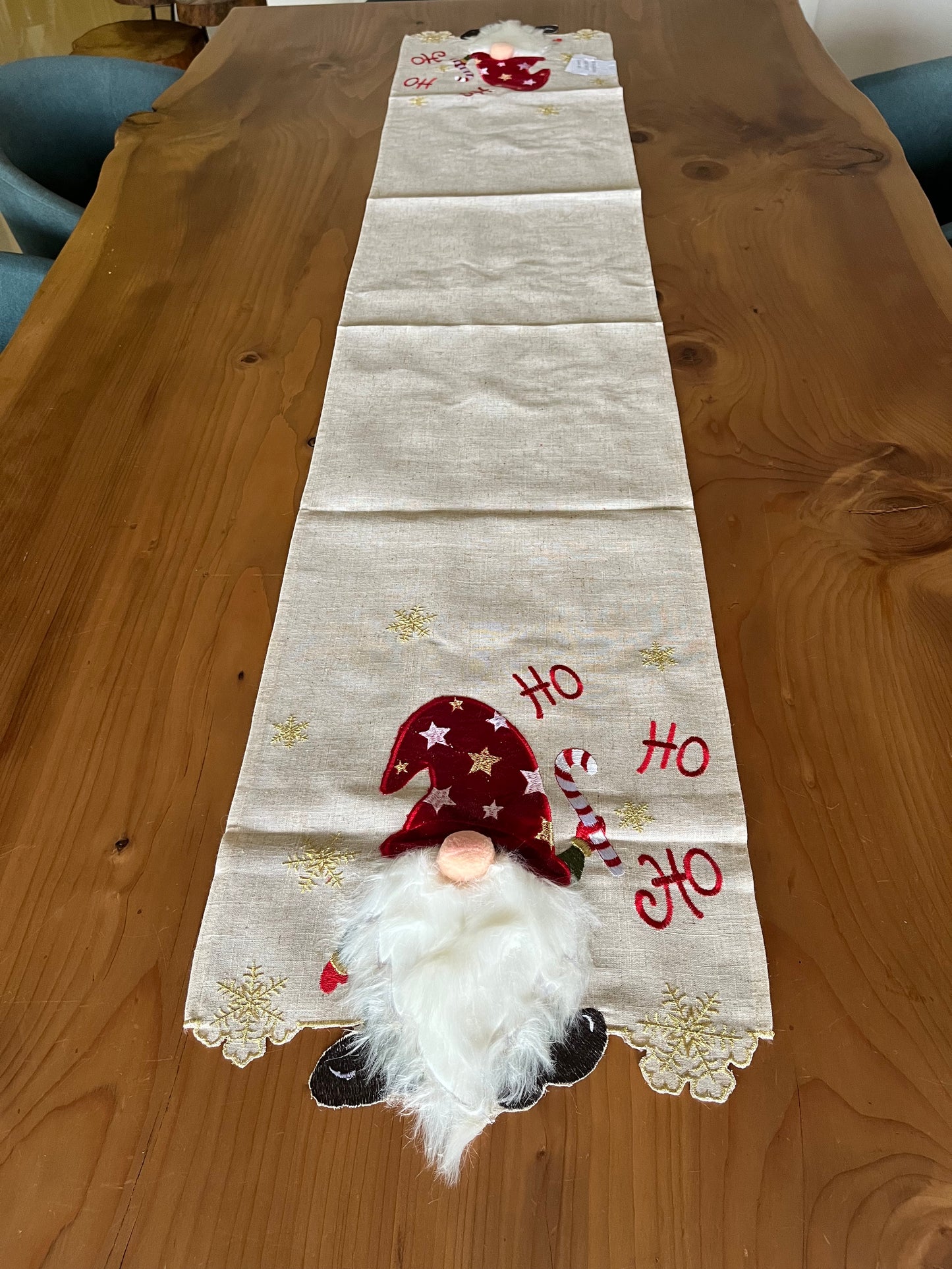 Christmas 3D Gnome Table Runner