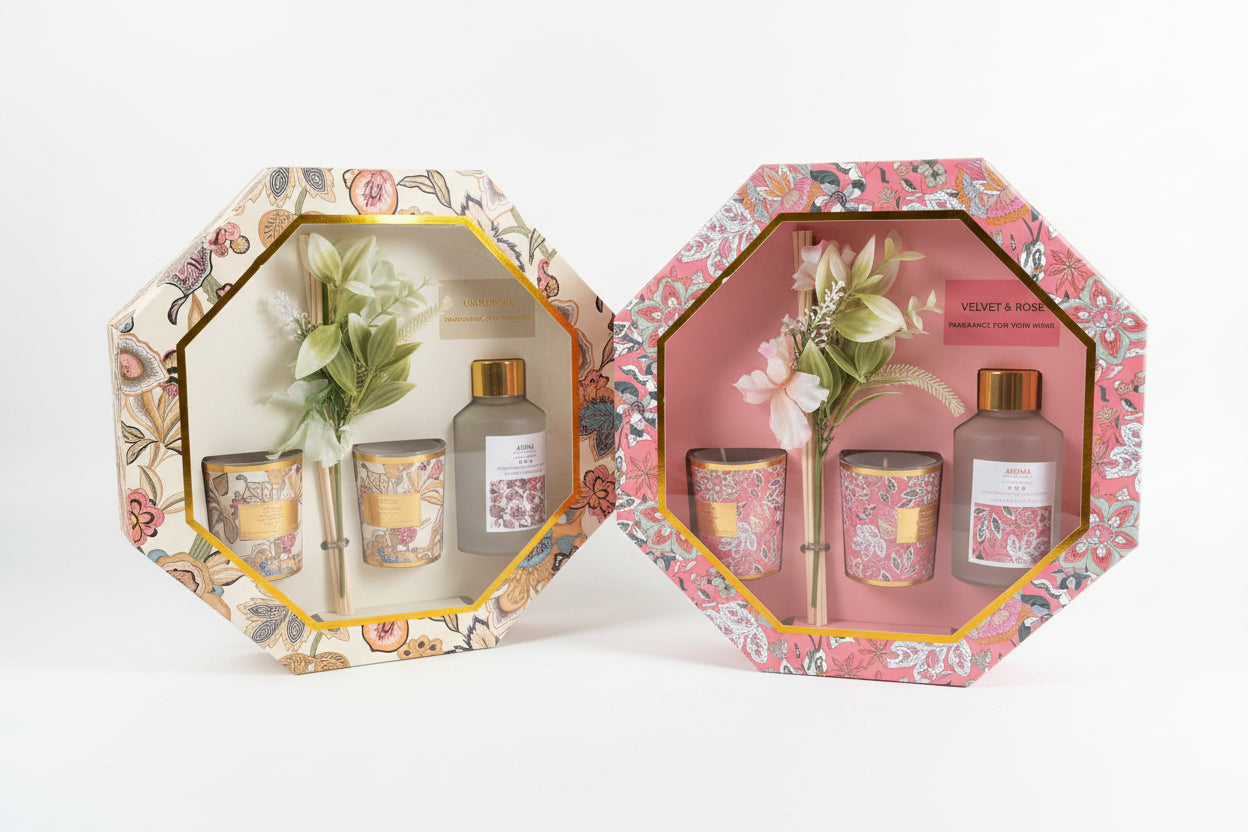Diffuser & Scented Candles Gift Set