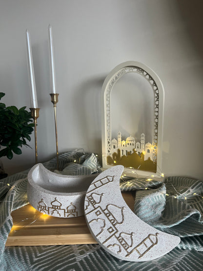 Ramadan Hilal Covered Resin Plate