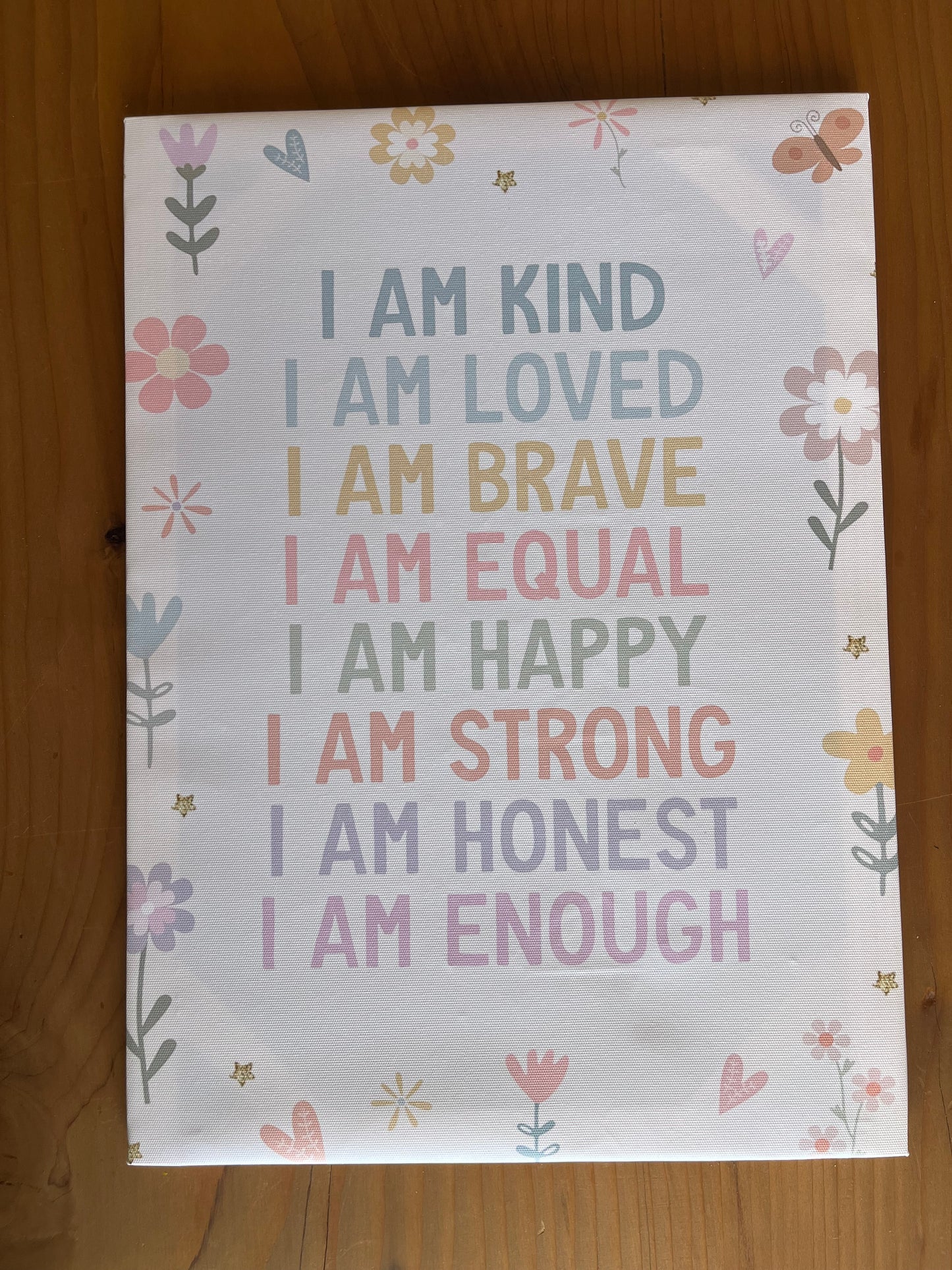 Affirmations Canvas Frame