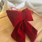 Christmas Velvet Burgundy Bows