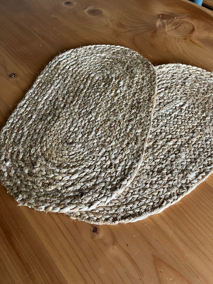Handwoven Oval Placemat