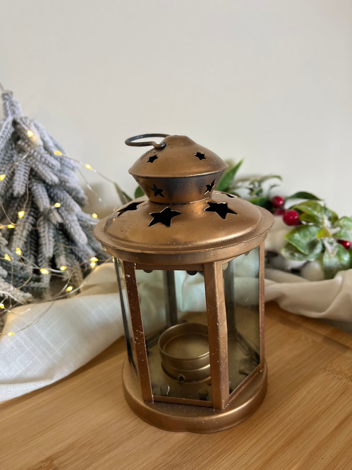 Christmas Decorative Medium Round Lantern