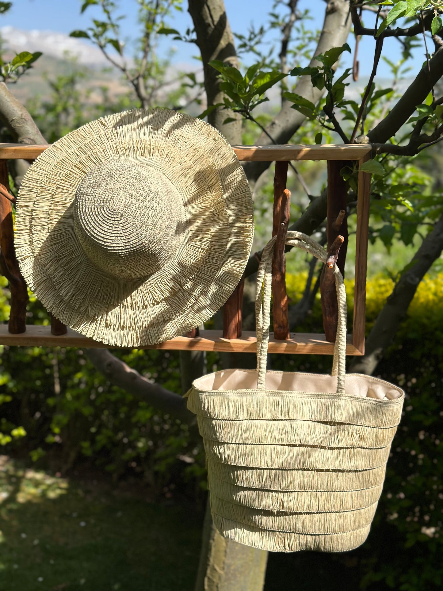 Summer Beach Bag & Hat Set
