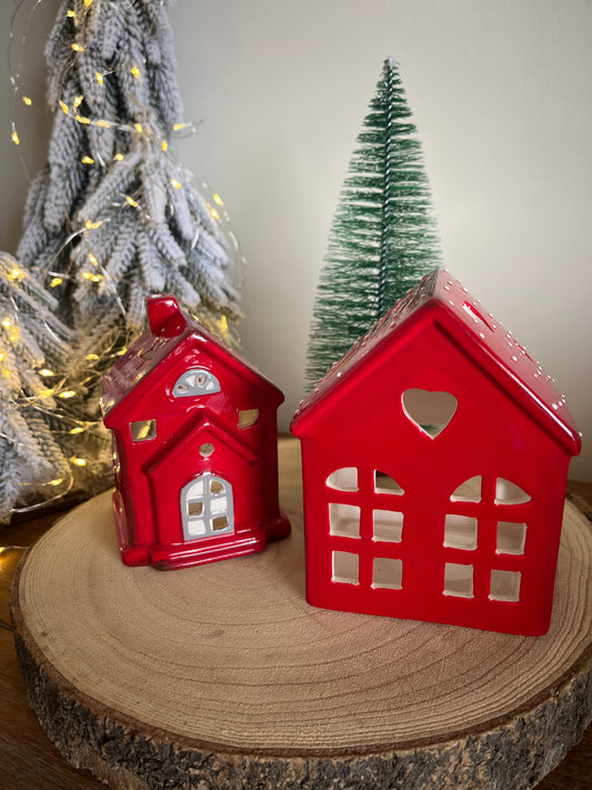 Christmas Red Small Houses