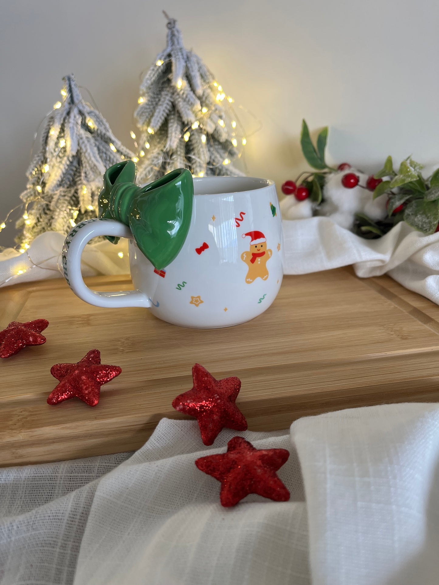 Christmas Bow Mug