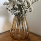 Amber Glass Vase