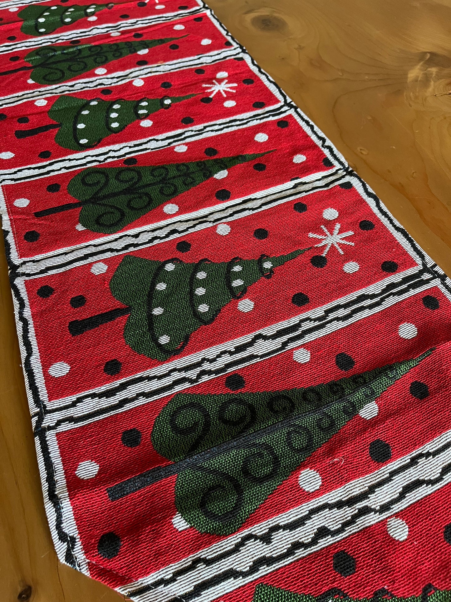 Christmas Trees Table Runner