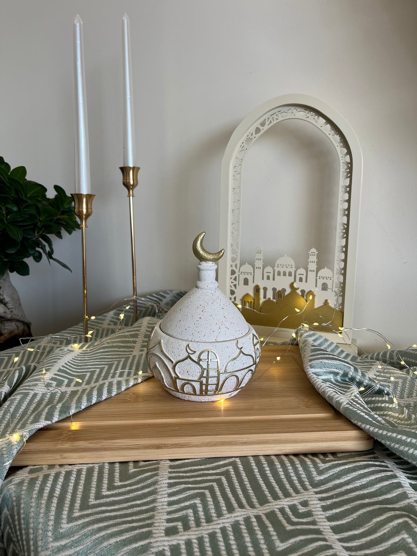 Ramadan Covered Small Resin Plate