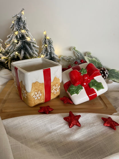 Christmas Gift Container Jar