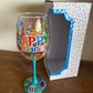 Birthday Wine Glass