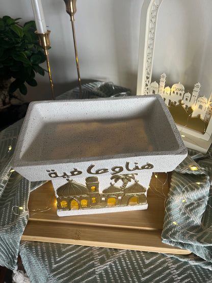 Ramadan Resin Plate with lights