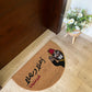 “Ahla w Sahla” Semi circle Doormat
