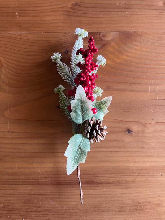 Christmas Small Flowers Branches