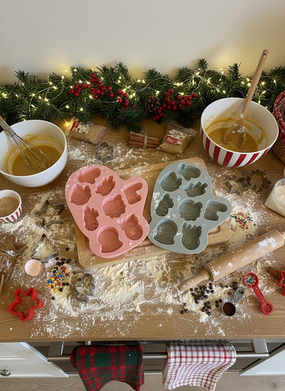 Christmas Silicone Mold - Several Shapes
