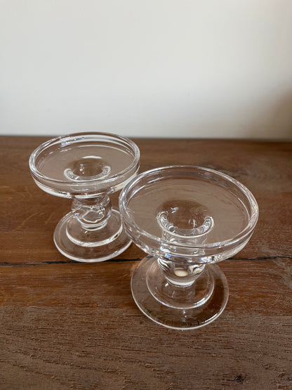 Transparent Glass Candle holder