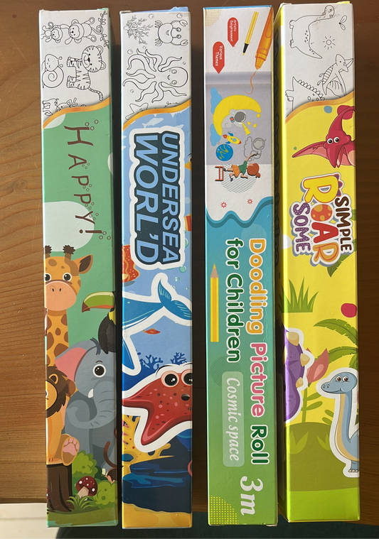 Printed paper roll 3m