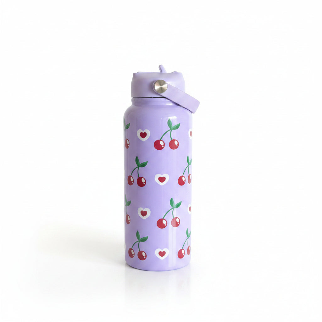 Insulated Straw Stainless Bottle 1L
