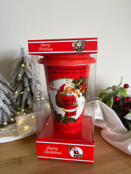 Christmas Ceramic Mug with Silicone Cover in a box