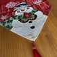 Christmas Snowman Table Runner